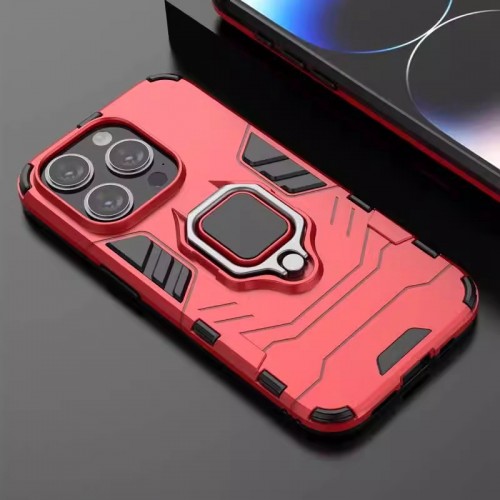 Shockproof Armor Case For iPhone Ring Holder Stand Phone Back Cover